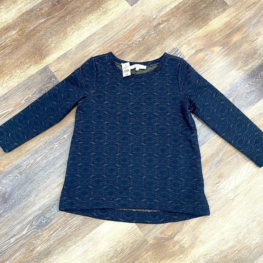 NWOT, Loft sweatshirt, Sz XXSP